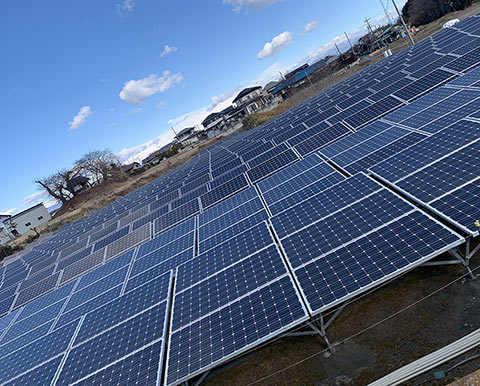 日本群马县藤冈市白石太阳能电站项目